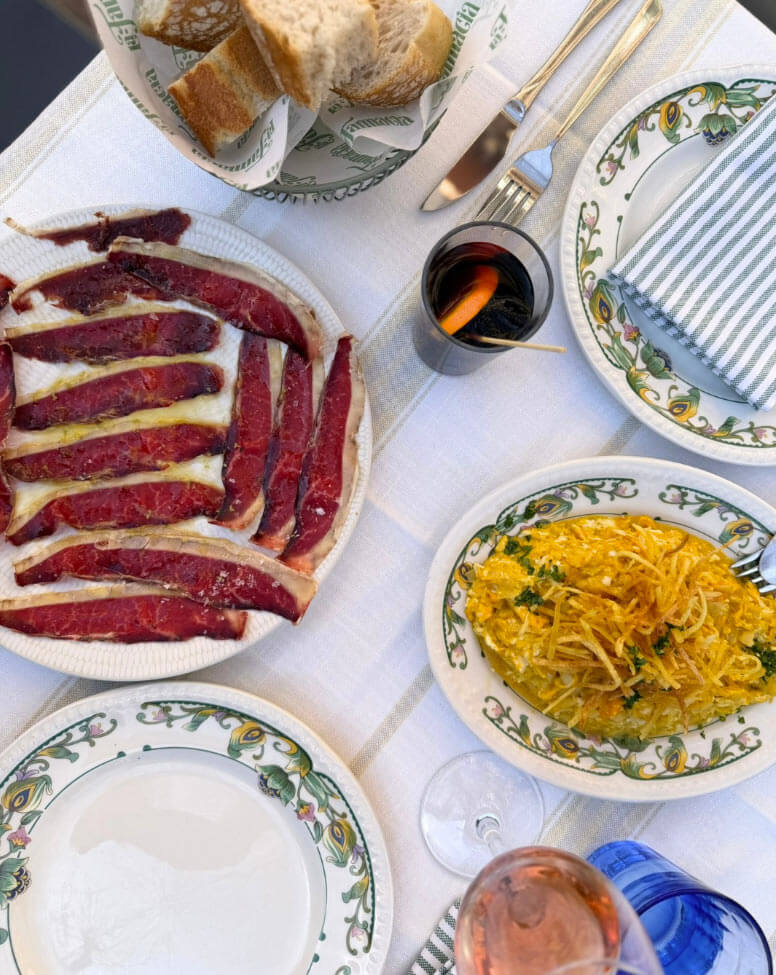 Tapas and sharing plates in an authentic Madrid tasca